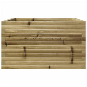 vidaXL Garden Planter 80x80x46 cm Impregnated Wood Pine