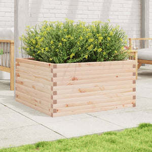 vidaXL Garden Planter 90x90x46 cm Solid Wood Pine