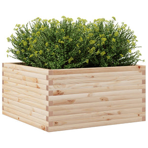 vidaXL Garden Planter 90x90x46 cm Solid Wood Pine