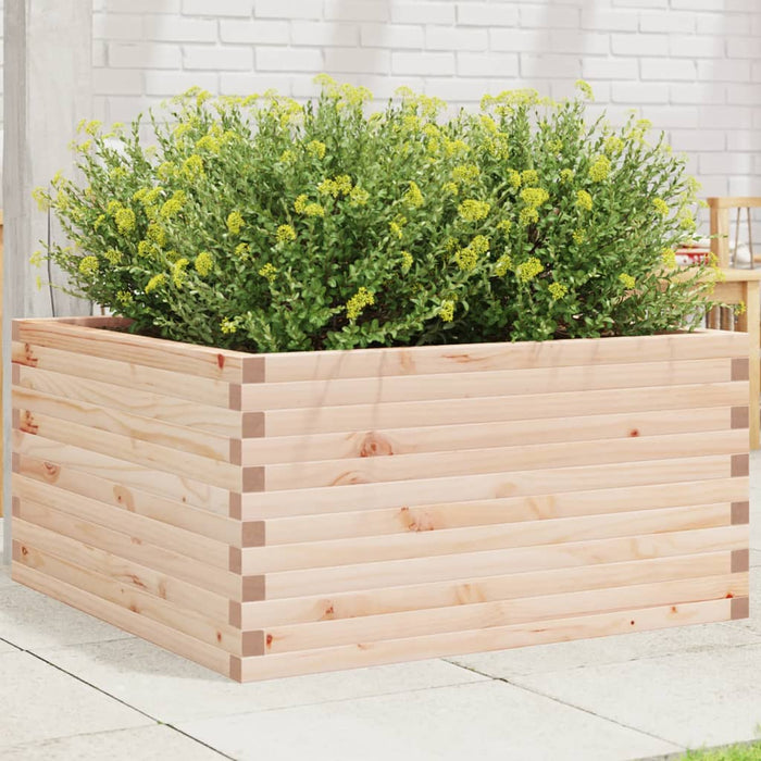 vidaXL Garden Planter 90x90x46 cm Solid Wood Pine