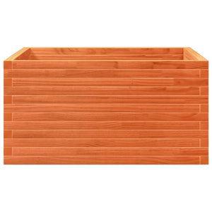 vidaXL Garden Planter Wax Brown 90x90x46 cm Solid Wood Pine