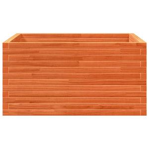 vidaXL Garden Planter Wax Brown 90x90x46 cm Solid Wood Pine