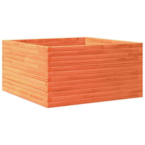 vidaXL Garden Planter Wax Brown 90x90x46 cm Solid Wood Pine