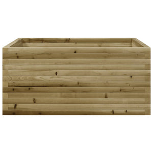 vidaXL Garden Planter 100x100x46 cm Impregnated Wood Pine