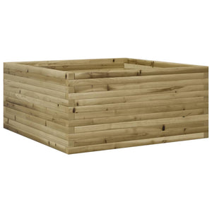 vidaXL Garden Planter 100x100x46 cm Impregnated Wood Pine