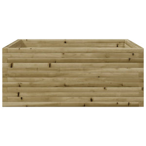 vidaXL Garden Planter 110x110x46 cm Impregnated Wood Pine