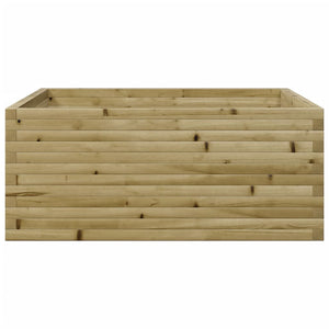 vidaXL Garden Planter 110x110x46 cm Impregnated Wood Pine