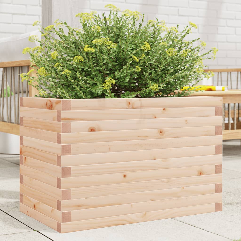 vidaXL Garden Planter 70x40x46 cm Solid Wood Pine