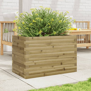 vidaXL Garden Planter 70x40x46 cm Impregnated Wood Pine