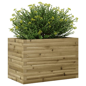 vidaXL Garden Planter 70x40x46 cm Impregnated Wood Pine