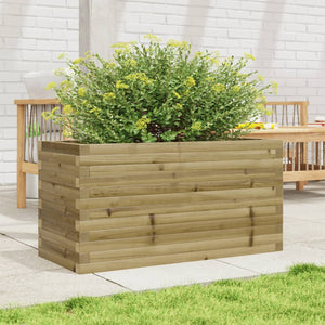 vidaXL Garden Planter 90x40x46 cm Impregnated Wood Pine