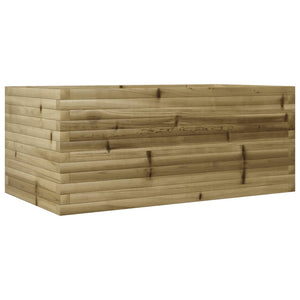 vidaXL Garden Planter 110x60x46 cm Impregnated Wood Pine