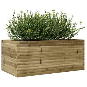 vidaXL Garden Planter 110x60x46 cm Impregnated Wood Pine