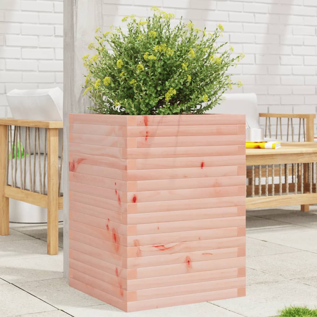 vidaXL Garden Planter 50x50x68.5 cm Solid Wood Douglas