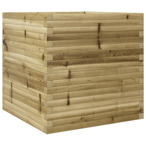 vidaXL Garden Planter 70x70x68.5 cm Impregnated Wood Pine