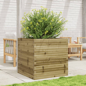 vidaXL Garden Planter 70x70x68.5 cm Impregnated Wood Pine