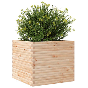 vidaXL Garden Planter 80x80x68.5 cm Solid Wood Pine