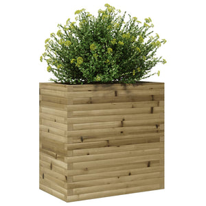 vidaXL Garden Planter 70x40x68.5 cm Impregnated Wood Pine