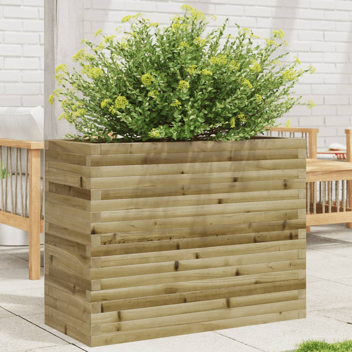 vidaXL Garden Planter 90x40x68.5 cm Impregnated Wood Pine