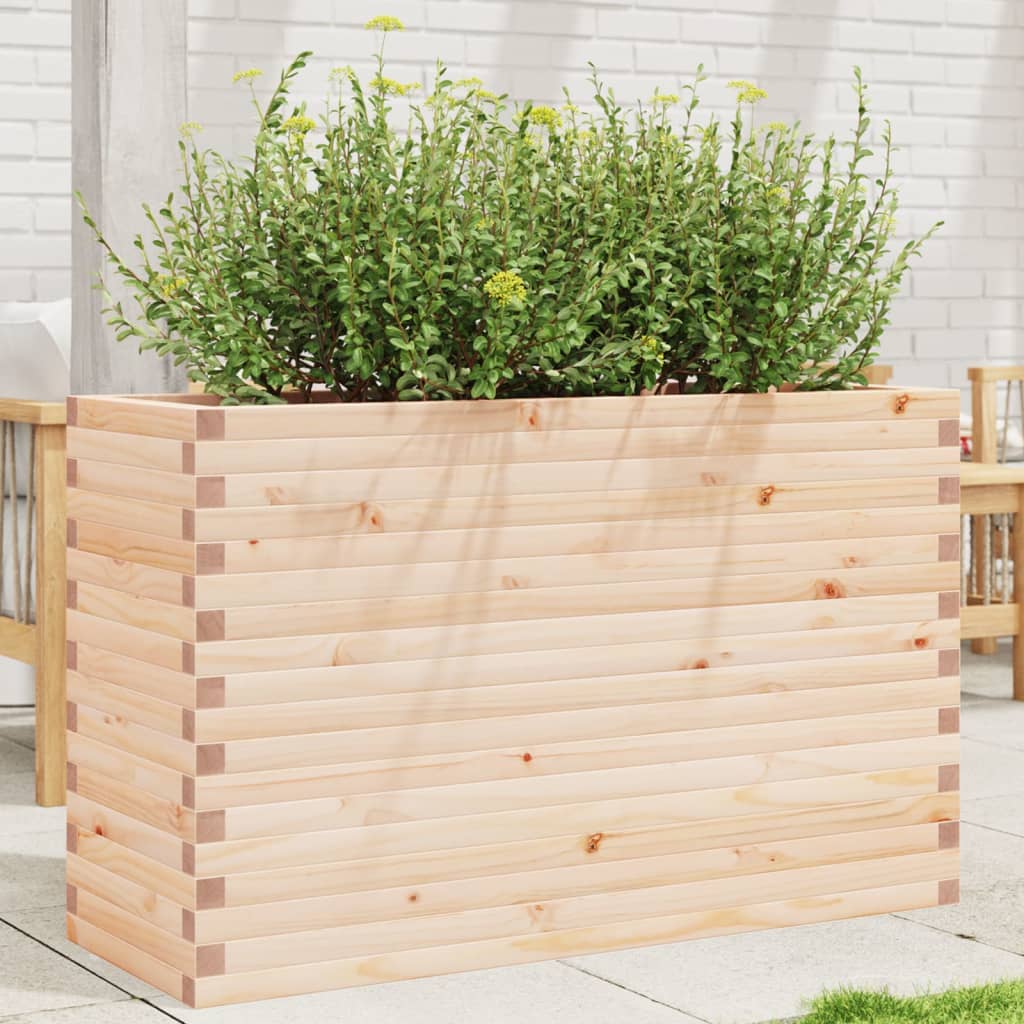 vidaXL Garden Planter 110x40x68.5 cm Solid Wood Pine