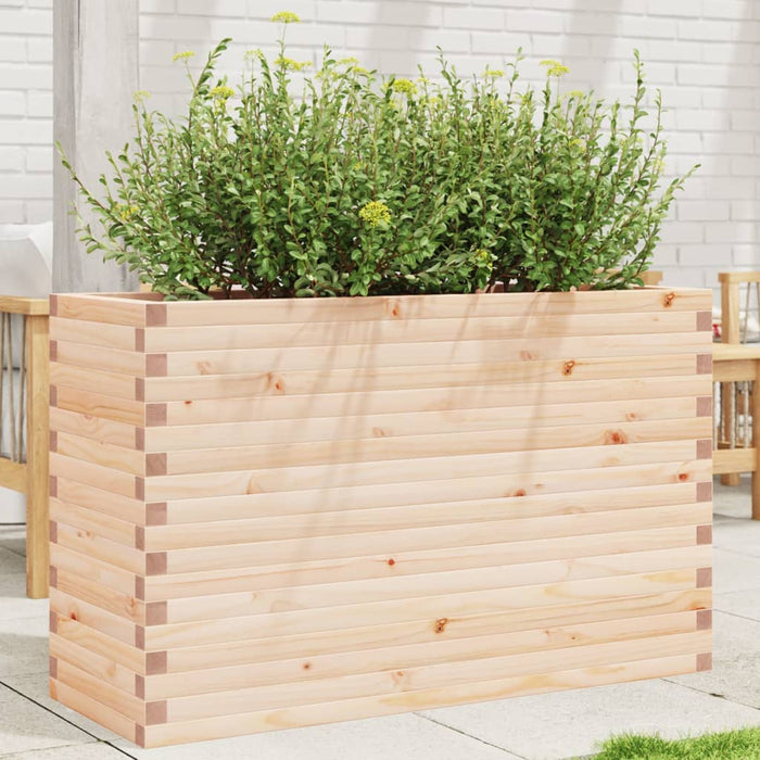 vidaXL Garden Planter 110x40x68.5 cm Solid Wood Pine