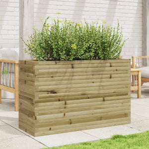 vidaXL Garden Planter 110x40x68.5 cm Impregnated Wood Pine