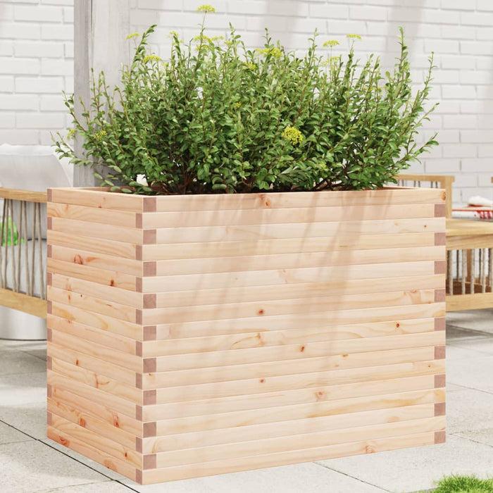 vidaXL Garden Planter 90x60x68.5 cm Solid Wood Pine