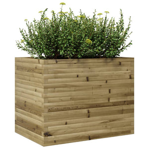 vidaXL Garden Planter 90x60x68.5 cm Impregnated Wood Pine