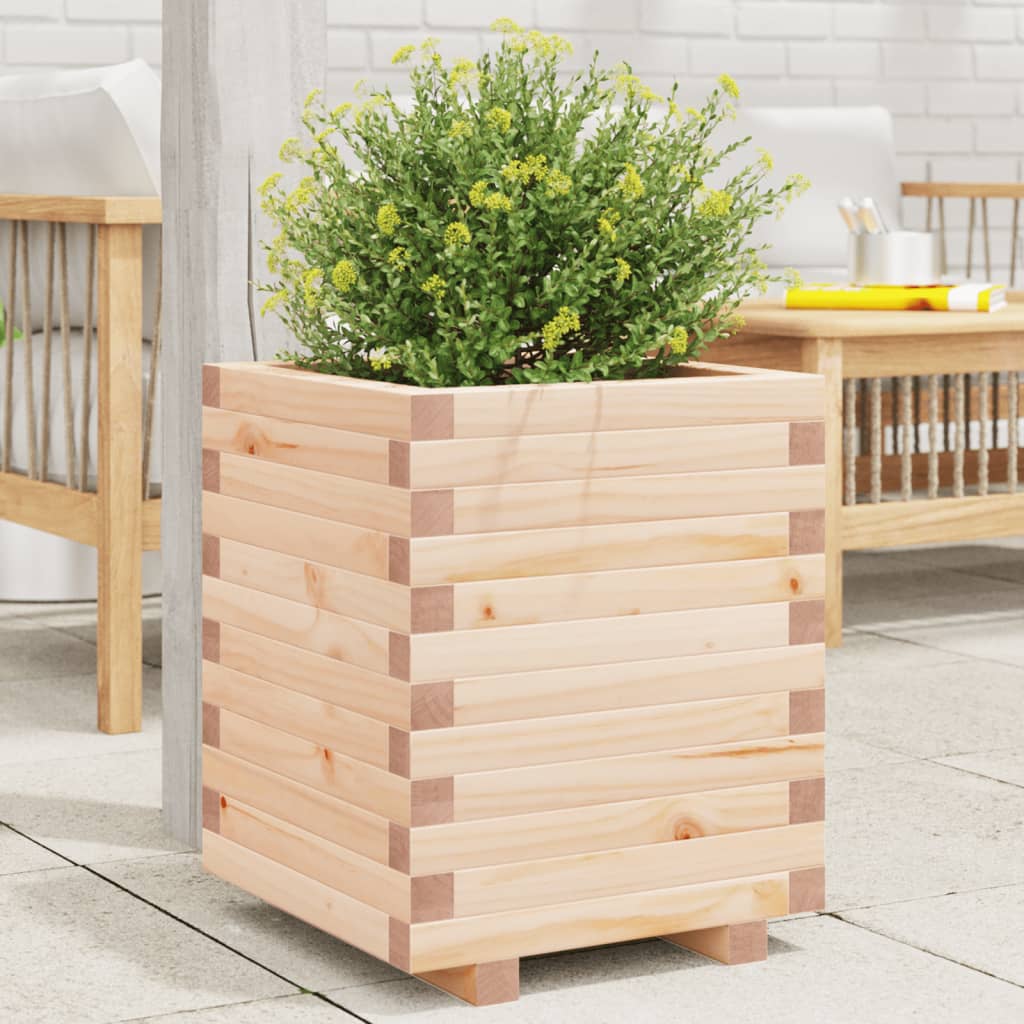 vidaXL Garden Planter 40x40x49.5 cm Solid Wood Pine