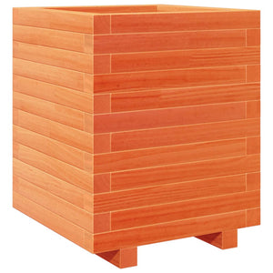 vidaXL Garden Planter Wax Brown 40x40x49.5 cm Solid Wood Pine