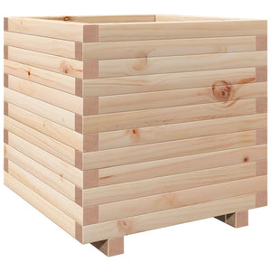 vidaXL Garden Planter 50x50x49.5 cm Solid Wood Pine