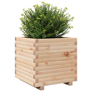 vidaXL Garden Planter 50x50x49.5 cm Solid Wood Pine