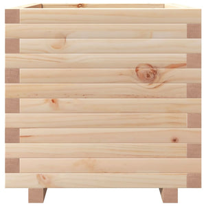 vidaXL Garden Planter 50x50x49.5 cm Solid Wood Pine