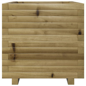 vidaXL Garden Planter 50x50x49.5 cm Impregnated Wood Pine