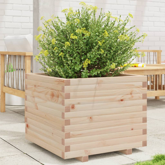 vidaXL Garden Planter 60x60x49.5 cm Solid Wood Pine