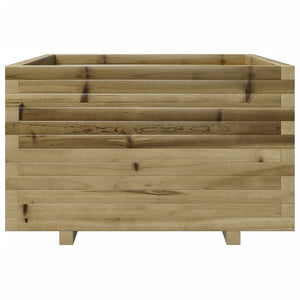 vidaXL Garden Planter 80x80x49.5 cm Impregnated Wood Pine