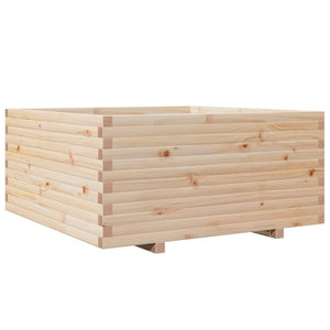 vidaXL Garden Planter 100x100x49.5 cm Solid Wood Pine