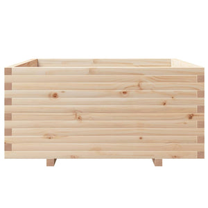 vidaXL Garden Planter 100x100x49.5 cm Solid Wood Pine