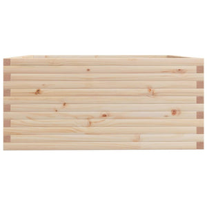 vidaXL Garden Planter 100x100x49.5 cm Solid Wood Pine