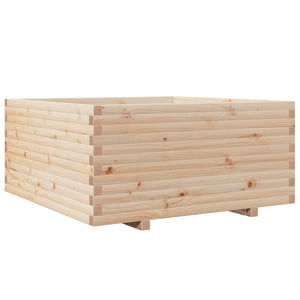 vidaXL Garden Planter 100x100x49.5 cm Solid Wood Pine