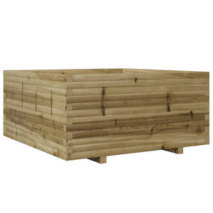 vidaXL Garden Planter 100x100x49.5 cm Impregnated Wood Pine