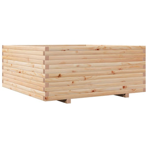 vidaXL Garden Planter 110x110x49.5 cm Solid Wood Pine