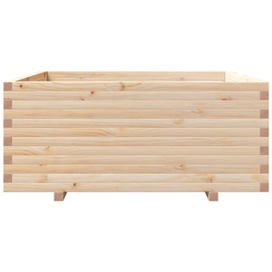 vidaXL Garden Planter 110x110x49.5 cm Solid Wood Pine