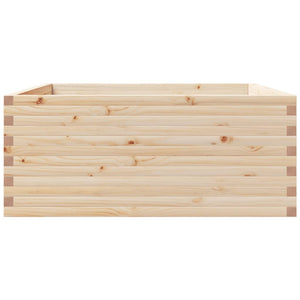 vidaXL Garden Planter 110x110x49.5 cm Solid Wood Pine