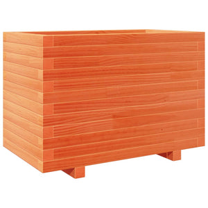 vidaXL Garden Planter Wax Brown 70x40x49.5 cm Solid Wood Pine