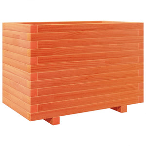 vidaXL Garden Planter Wax Brown 70x40x49.5 cm Solid Wood Pine