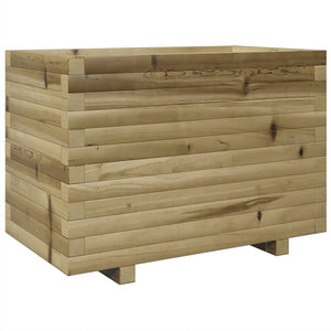 vidaXL Garden Planter 70x40x49.5 cm Impregnated Wood Pine