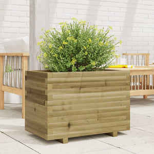 vidaXL Garden Planter 70x40x49.5 cm Impregnated Wood Pine