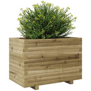 vidaXL Garden Planter 70x40x49.5 cm Impregnated Wood Pine