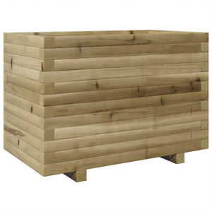 vidaXL Garden Planter 70x40x49.5 cm Impregnated Wood Pine